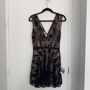 Bebe mini flare party dress